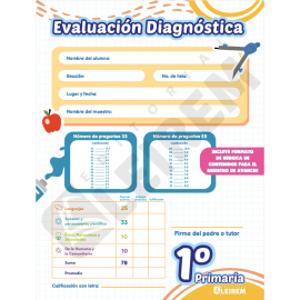 Evaluaciones 1º sin respuesta